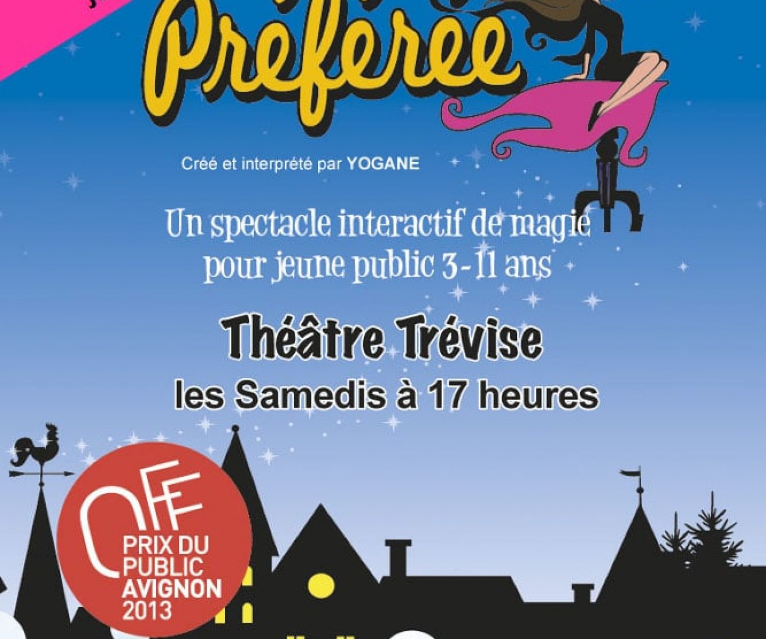 Affiche Yogane Sorciere Préférée Trévise juin 2014