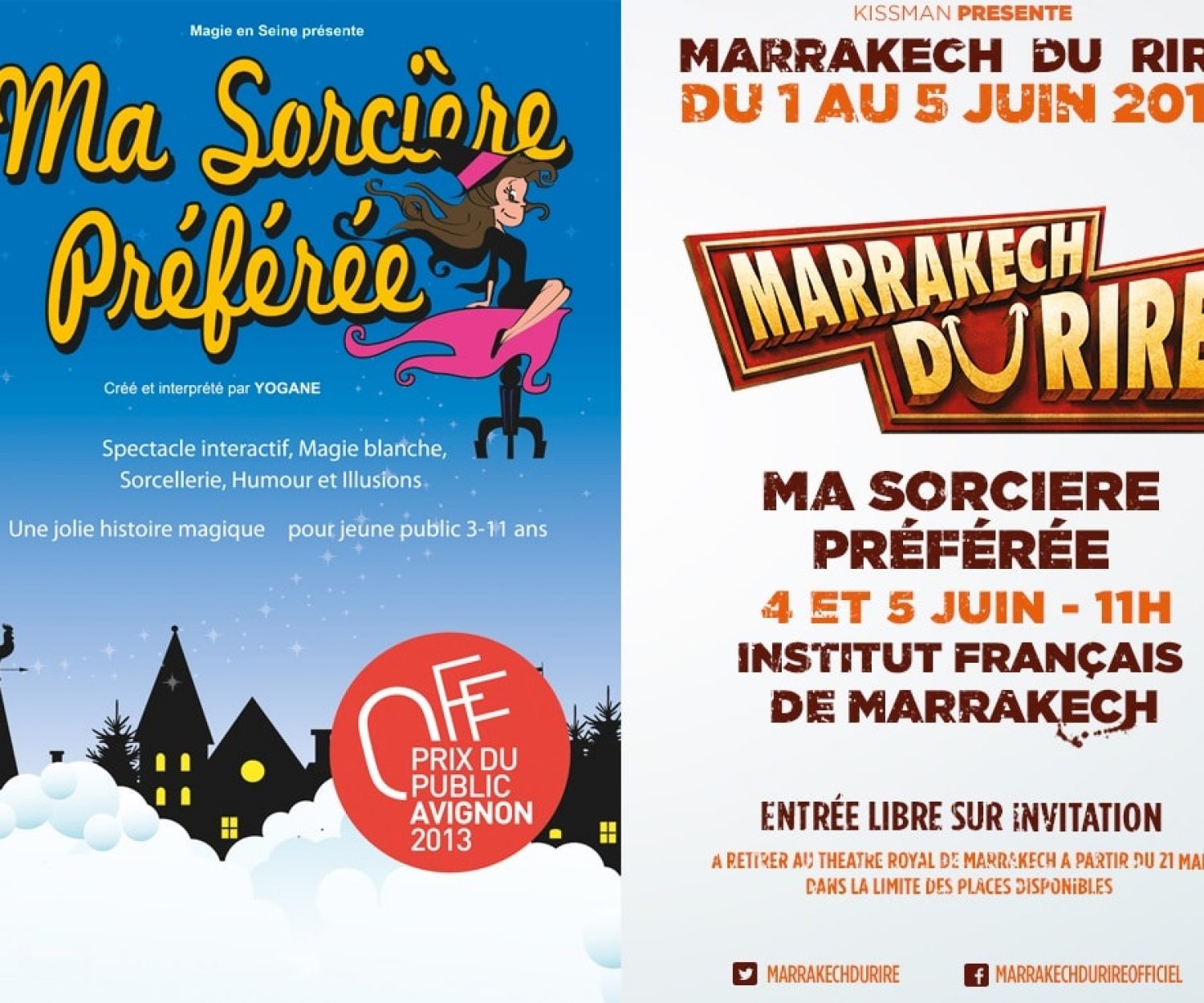 Affiche Yogane magicienne Marrakech du Rire 2016