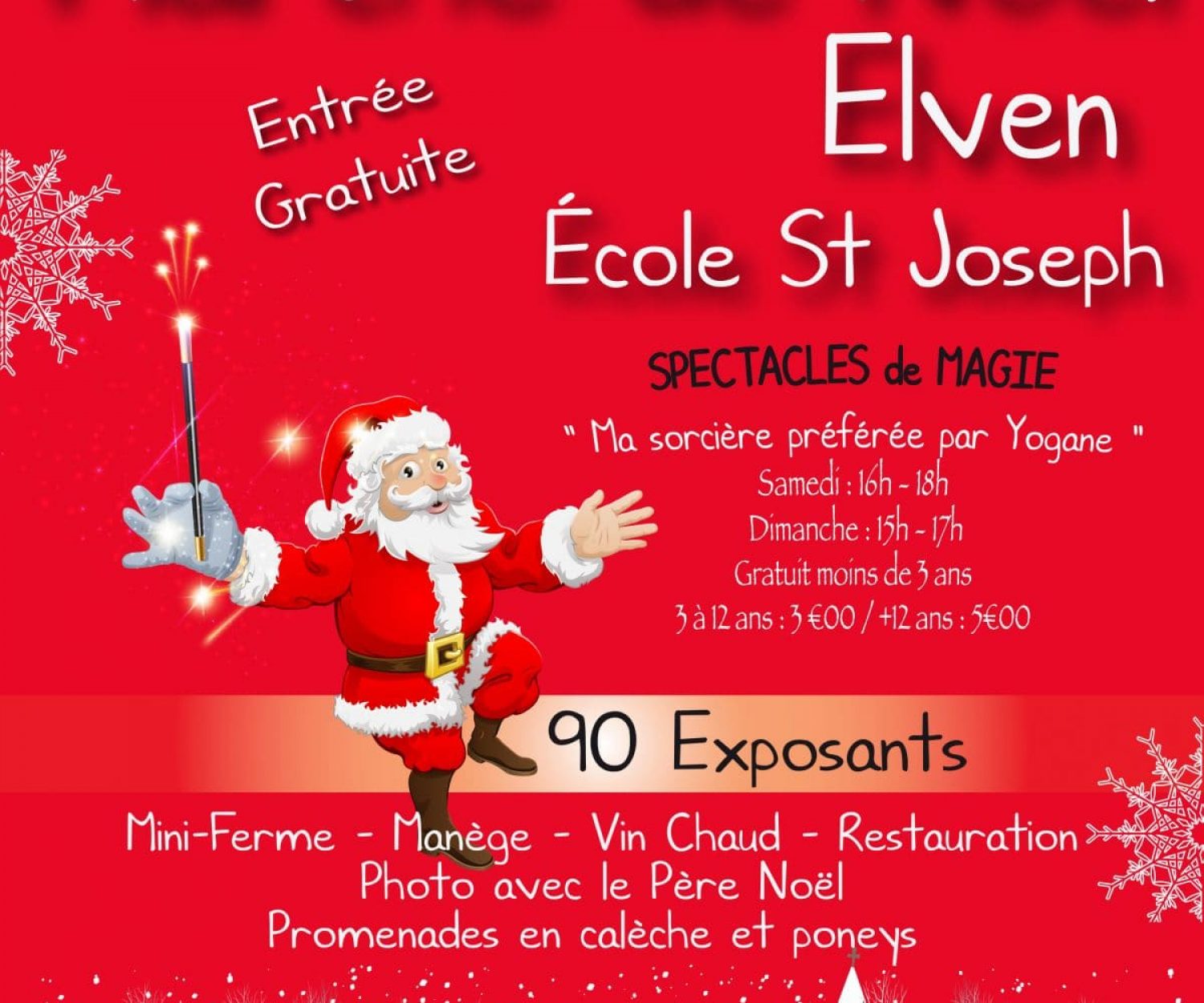 Yogane au 15ème Marché de Noël d’Elven (Bretagne)